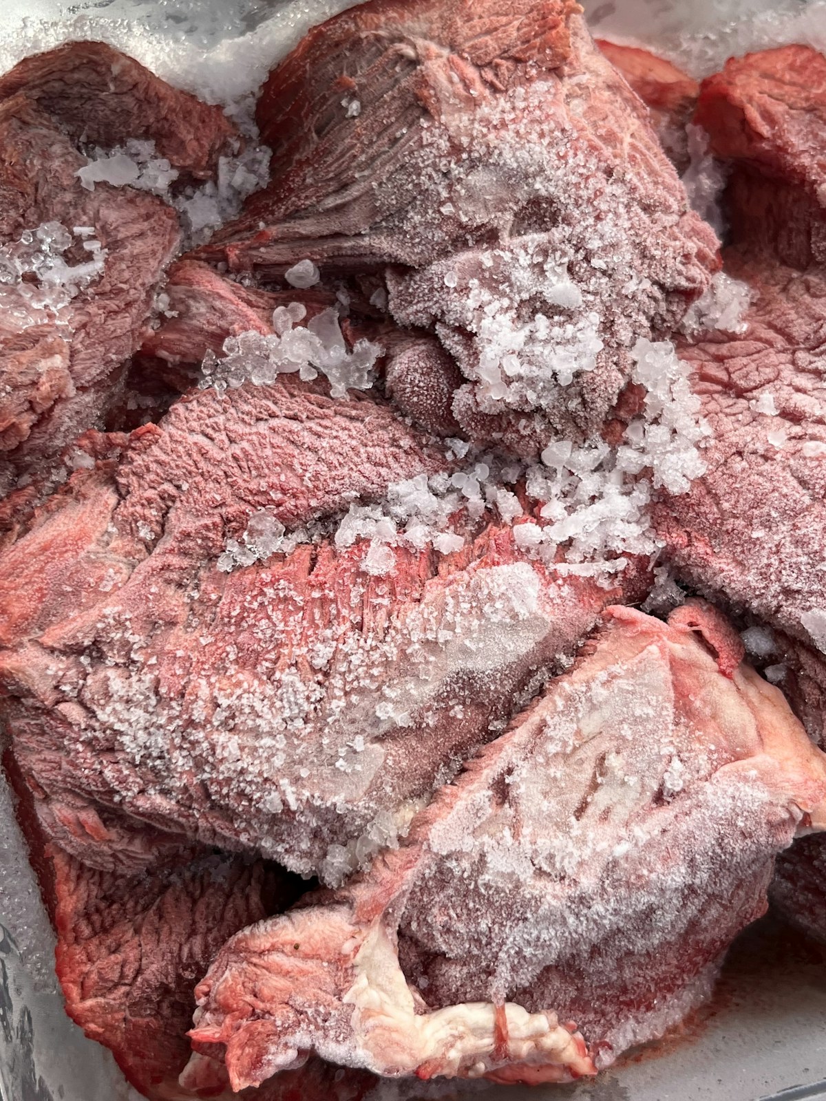 Sample frozen meat photo