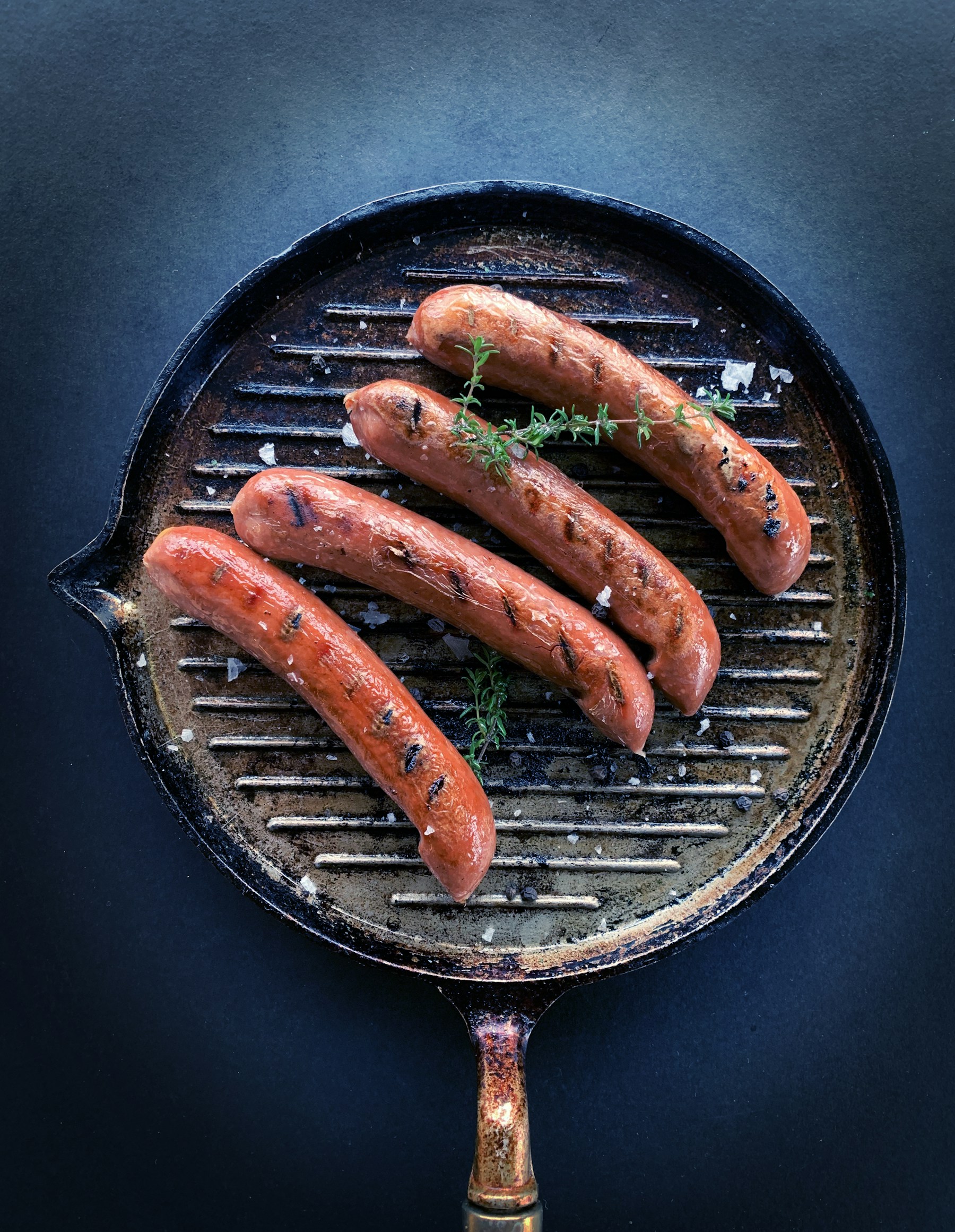 Sample hotdog and sausage photo